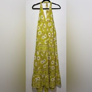NWT BAND OF THE‎ FREE Lime and Cream Dress - small